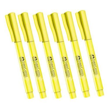 Imagem de Marca Texto Amarelo Escolar/escritório Faber-castell 6 Und