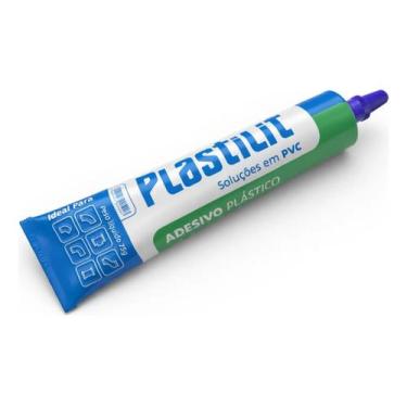 Imagem de Bisnaga Cola Adesiva Plástico 17g para Tubos e Conexões Pvc Plastilit