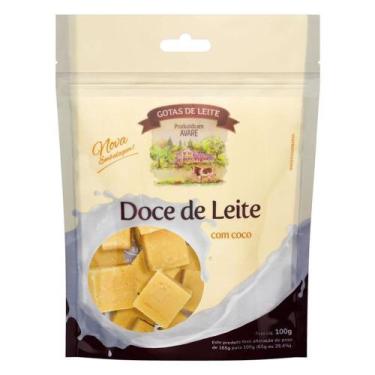 Imagem de Doce de Leite em Cubos com Coco Gotas de Leite 100g