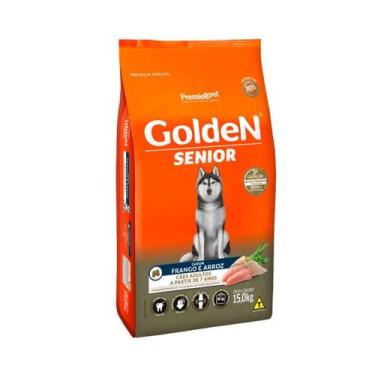 Imagem de Ração Premier Pet Golden Sênior Cães Adultos Sabor Frango e Arroz - 15