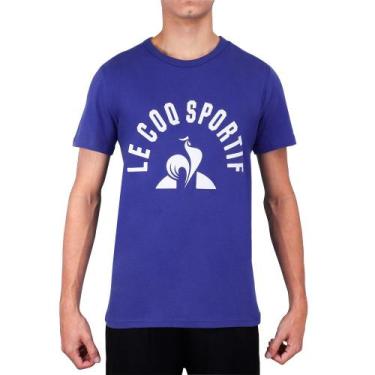 Imagem de Camiseta Le Coq Sportif Essentiels Bat Arche Tee Azul, Azul, M
