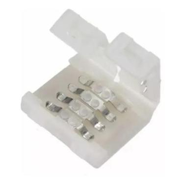 Imagem de kit com 10 Conector Fita Led Rgb 5050 Emenda Sem Solda - Bella Ilumina