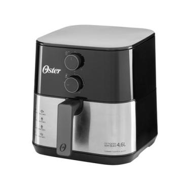 Imagem de Fritadeira Air Fryer Oster 4,6L 220V, Preto e Inox, 220V