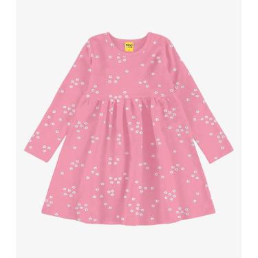 Imagem de Vestido em Molecotton Peluciado Rovi Kids Rosa