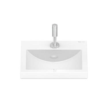Imagem de Cuba de Sobrepor 41x34cm com Mesa Loft Q7 Roca Branco Incepa