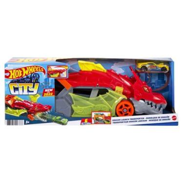 Imagem de Veiculo - Hot Wheels City - Reboque de Dragao - GTK42 MATTEL