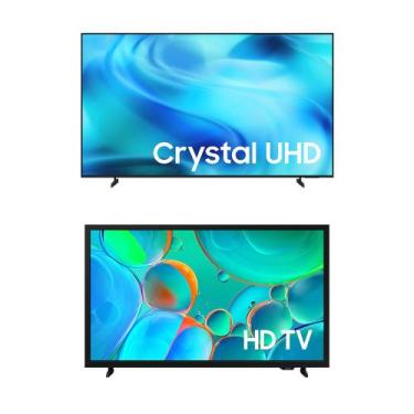 Imagem de Samsung Smart TV 70" Crystal UHD 4K U8000H + Samsung Smart TV 32" HD H