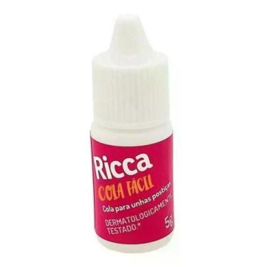 Imagem de Cola para Unha com Pincel Ricca 5G