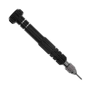 Imagem de Fancyes Raquete de Badminton de aço Inoxidável Ilhós Ilhós Tubo de Corda, PRETO