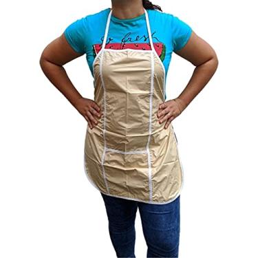 Imagem de Avental Impermeavel Restaurante Cozinha Lavar Roupa C/Bolso (10, Avelã)