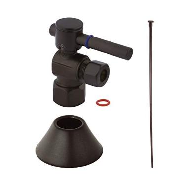 Imagem de Kingston Brass CC43105DLTKF20 Kit de acabamento de vaso sanitário Trimscape bronze polido a óleo