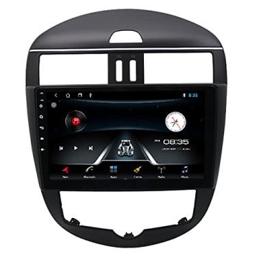 Imagem de XGHQZR Rádio estéreo para carro Android sistema de navegação GPS reprodutor multimídia para Nissan Tiida 2011-2014, suporta WiFi/Bluetooth/controle de volante/tela dividida/FM/espelho Link, 1 + 16 GB