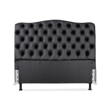 Imagem de Cabeceira Queen 158 - Bello Box - Dunas Sintético Preto