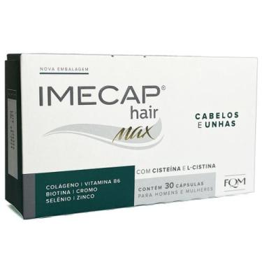 Imagem de Imecap Hair Max C/30 Cápsulas - Biotina + Colágeno + Zinco - Vidfarma