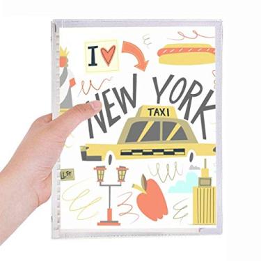 Imagem de Caderno America New York City Liberty Illistration com folhas soltas e diário recarregável