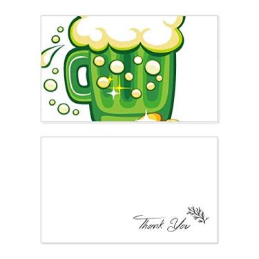 Imagem de Four Leaf Clover Beer Ireland St.Patrick's Day Cartão de agradecimento aniversário saudações casamento agradecimento