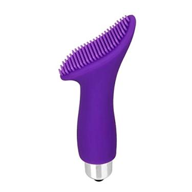 Imagem de Vibrador Poderoso Espinho Dedo Ponto G Massagem Clitóris Estimulador Brinquedos Sexuais Feminino Zatla Shop (Roxo)