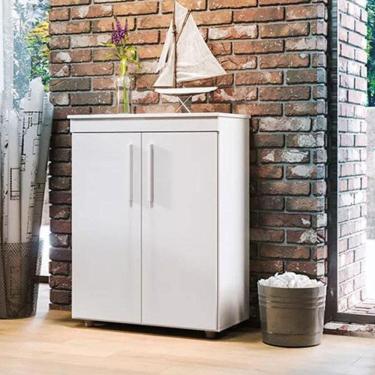 Imagem de Cômoda 2 Portas Advantage Batrol Móveis Branco
