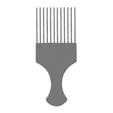 Imagem de Pente Plastico Afro com Dentes Finos - Santa Clara