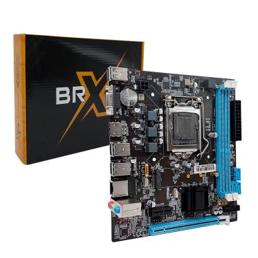 Imagem de Placa Mãe BRX H61, Intel 2ª/3ª Geração, DDR3, Socket LGA1155