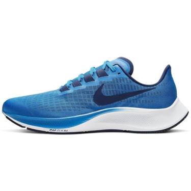 Imagem de Nike Tênis de corrida masculino Stroke, Foto azul, branco vazio, womens 10