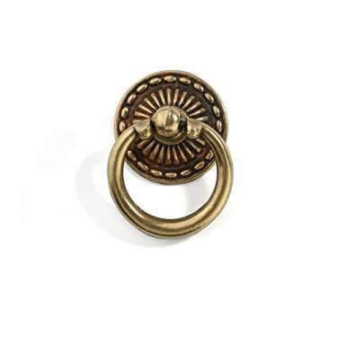 Imagem de Anel Retro Puxadores de Bronze Puxadores de Armário Puxador de Armário Puxador Anel Puxadores de Móveis Puxadores de Armário Cômoda Puxador de Gaveta, 2