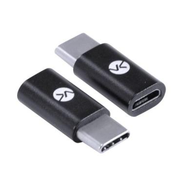 Imagem de Adaptador tipo c x micro usb b 2.0 fêmea - acmu - pc / 5 - Vinik