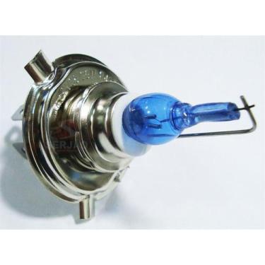 Imagem de Lâmpada Farol H4 Titan Ybr Twister Fazer 35/35w Super Branca - Serjão 