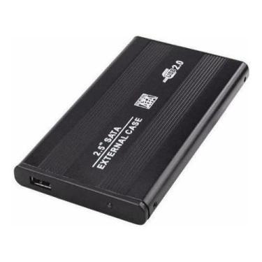 Imagem de Case Gaveta Hd Externo 2,5 Notebook Usb 2.0 Sata Preto - DEX