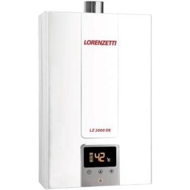 Imagem de Aquecedor De Água A Gás Lorenzetti 20 Litros LZ 2000DE-B Branco GÁS GL