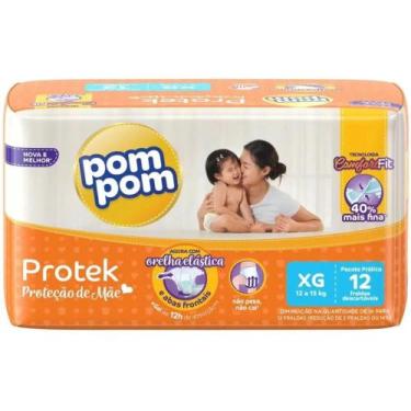 Imagem de Fralda Pompom Shortinho Jumbinho Xg Pct C/12 Un 20441-0 - Falcon/Activ