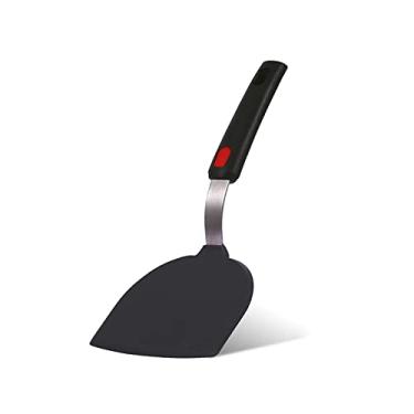 Imagem de Contiup Espátula de silicone para peixe, espátula densa meia redonda, espátula de panqueca para panelas antiaderentes, espátula de ovo, 315 °C, resistente ao calor