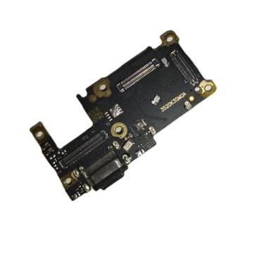 Imagem de zhxchzhi Substituição da placa de porta de carregamento do conector Dock OEM para Xiaomi Mi 11T / 11T Pro Preto