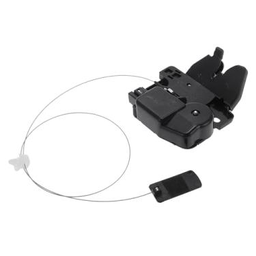 Imagem de X AUTOHAUX Atuador de bloqueio de porta traseira de substituição com cabo para Nissan Sentra 2013-2018 Conjunto de trava de porta traseira Nº 846303SG0A Preto