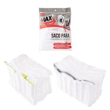 Imagem de Saco Protetor Para Lavar Lavagem Tenis Sapato Na Maquina 32cmX18cmX19c