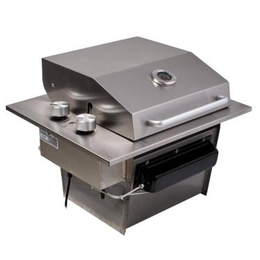 Imagem de Churrasqueira a Gás Natural de Embutir Titan Grill Diamond Premium com Tampa