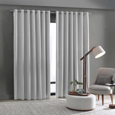 Imagem de Cortina Blackout 100% Linen 5,4 X 2,7 - Bella Janela Cinza