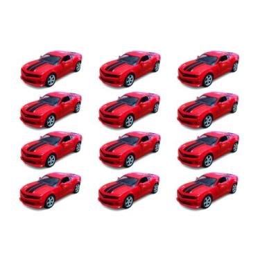 Imagem de Kit 12x Brinquedo carrinho Camaro de propulsão - AP TOYS