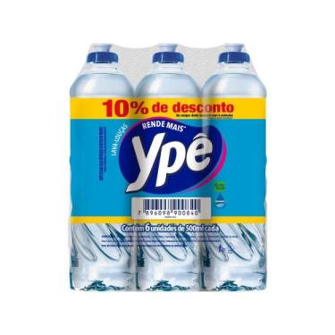Imagem de Detergente Líquido Ypê Clear - 500ml 6 Unidades