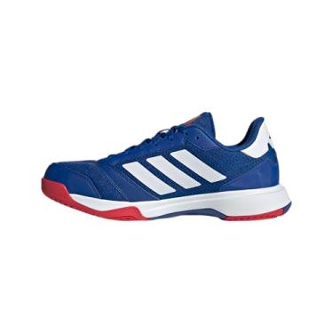 Imagem de adidas Tênis masculino Ligra 8 Indoor, Team Royal Blue/Branco/Rubi Puro, 35
