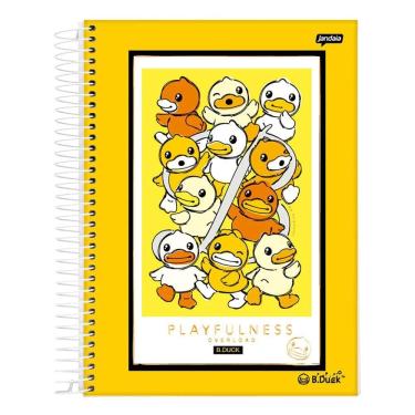 Imagem de Caderno Univ. 240 Fls. 15 Matérias B.Duck Capa 4 - Jandaia