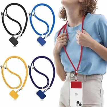 Imagem de Cordão Alça Corda Para Celular Ajustável Pescoço Universal (VERDE PISTACHE)