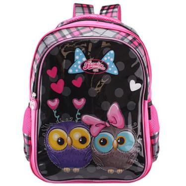 Imagem de Mochila Infantil Menina Mochila Escolar Impermeável - OKI-NI, PRETO