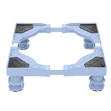 Imagem de Suporte Geladeira, Suporte de Lavagem de Aço Inoxidável Ajustável, Suporte de Base de 300 Kg Com 4 Pés Fortes de Pedestal Multi -funcional