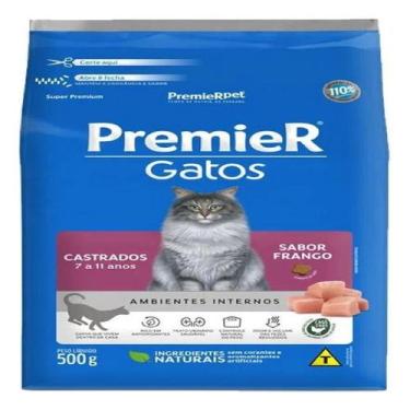 Imagem de Ração Premier Gatos Castrados 7 A 11 Anos Frango 500g - PremieRpet