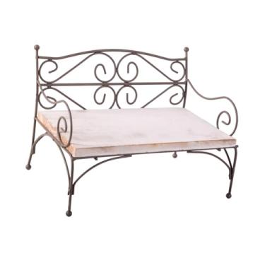 Imagem de IEUDNS Metal penduring cesto jardim plantador ao ar livre cesta de grade organizadora montada na parede com ganchos para decoração em casa escritório, 25cmx15cmx18.2cm