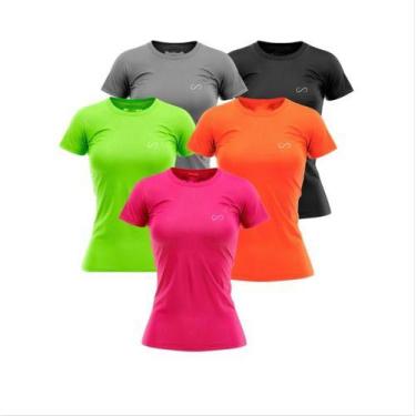 Imagem de Kit 3 Camisas Plussize Dryfit Fitness Caminhada Academia Uv - Viaello,