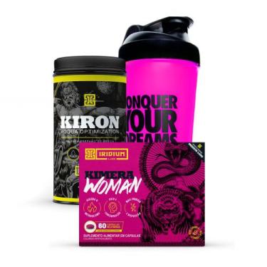 Imagem de Kit Termogênico Kimera Woman + Kiron Acqua Optimization + Coqueteleira