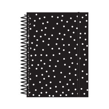 Imagem de Caderno universitario BLACK&WHITE 10M confetti - sortido