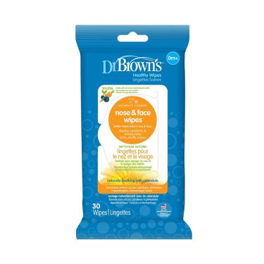 Imagem de Toalhetes de nariz e rosto Dr. Brown's Healthy for Baby 30 unidades